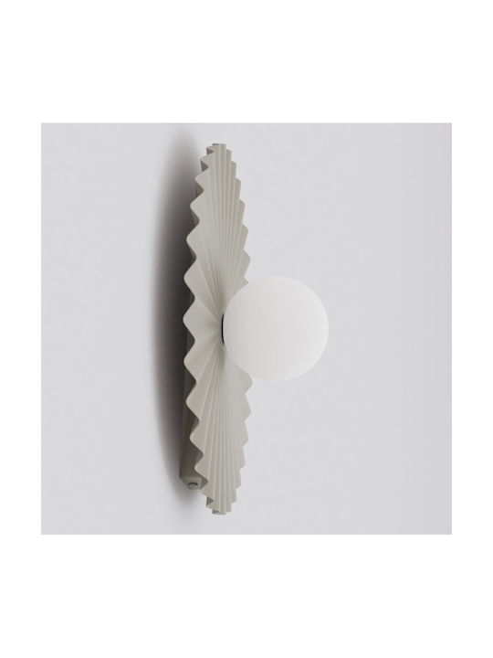 Wandleuchte L Umbra Made In Poland Φ10 Stahl & Glas Beiges