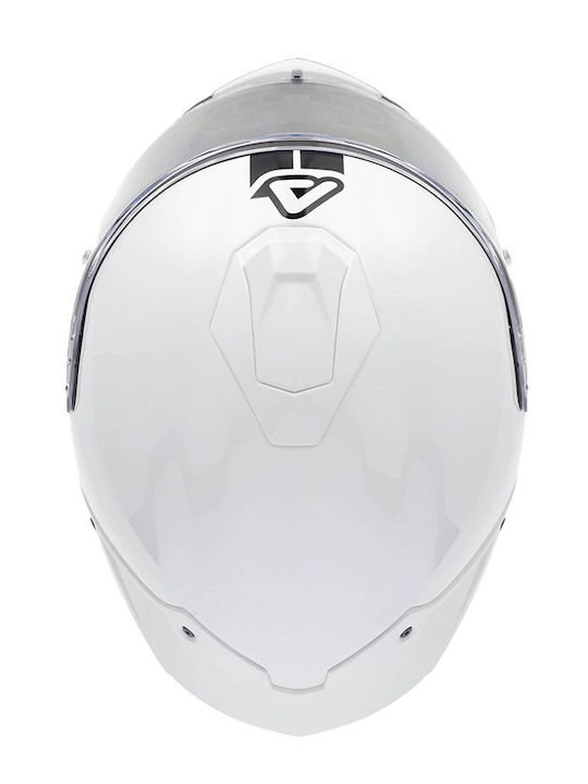 Acerbis Tarmak-X White Motorcycle Helmet Full Face ECE 22.06 1480gr with Sun Visor