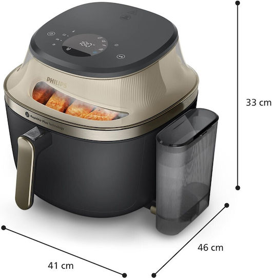 Philips Air Fryer 7.2lt Μαύρο NA543/00