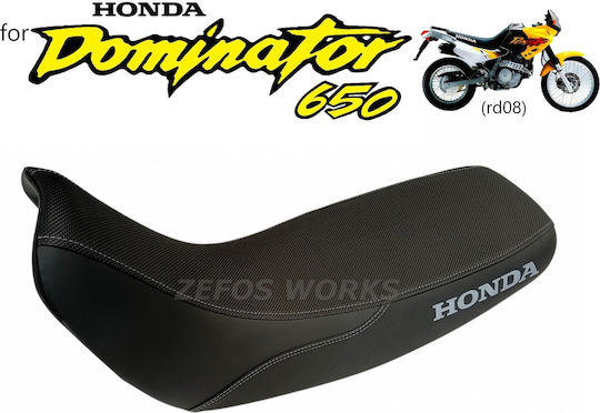 Nx 650 Dominator Honda Non-Slip Seat Covers Logos