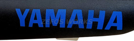 Yamaha Xt 600 E Anti-Slip Upholstery Logos Blue