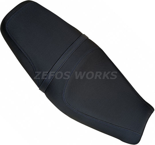 Kawasaki Zzr 1400 Anti-Slip Seat Cover Blue Stitching