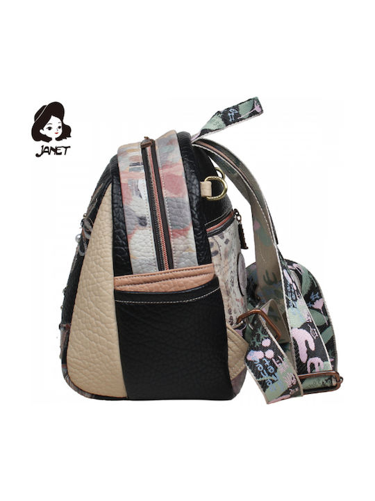 Damentasche Rucksack Schwarz