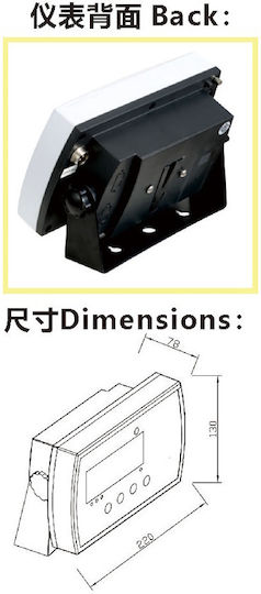 TE Tameiaki Express Electronic Commercial Scale with Weighing Capacity 30kg and Accuracy 1gr