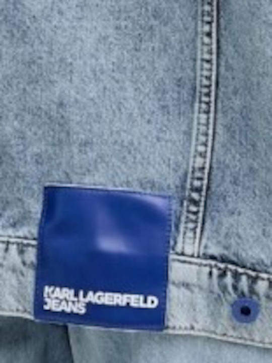 Short Women's Jean Jacket Blue