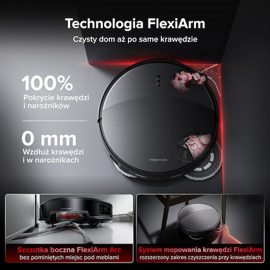 Roborock Saros 20 Σκούπα Ρομπότ με Χαρτογράφηση Laser & Απορρόφηση 36000Pa Μαύρη