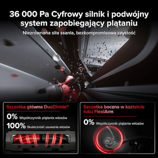 Roborock Saros 20 Σκούπα Ρομπότ με Χαρτογράφηση Laser & Απορρόφηση 36000Pa Μαύρη