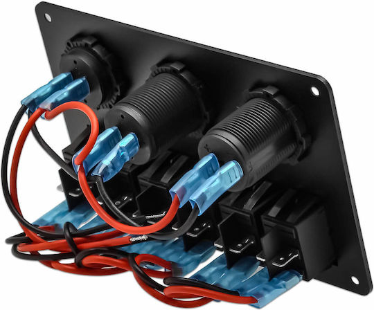 Jiageng Instrument Digital Voltmetru Auto Pentru Montare la Priză de Țigări