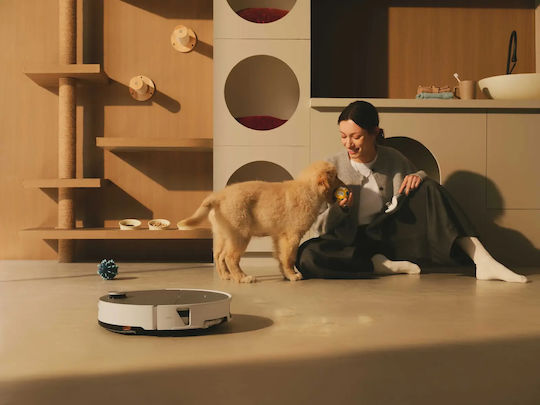 Roborock Saros 20 Sonic Robot Vacuum Cleaner with Laser Mapping & 36000Pa Suction Power White