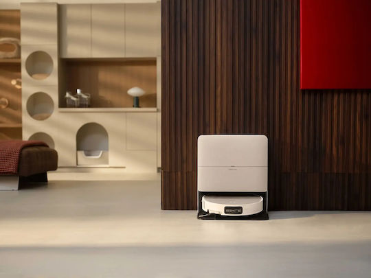 Roborock Saros 20 Sonic Robot Vacuum Cleaner with Laser Mapping & 36000Pa Suction Power White
