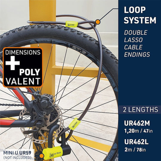 Urban Anti-theft Motorcycle Chain Lock with Length 200cm