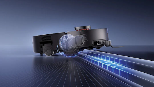 Jonr X9 Pro Σκούπα Ρομπότ με Χαρτογράφηση Laser & Απορρόφηση 20000Pa Μαύρη