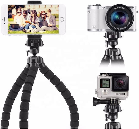 St-04 Selfie-Stick Handy-Stative Schwarz