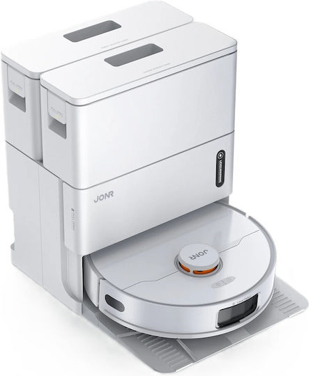 Jonr T5 Pro Gen 2 Robot Vacuum Cleaner with Laser Mapping & 15000Pa Suction Power White