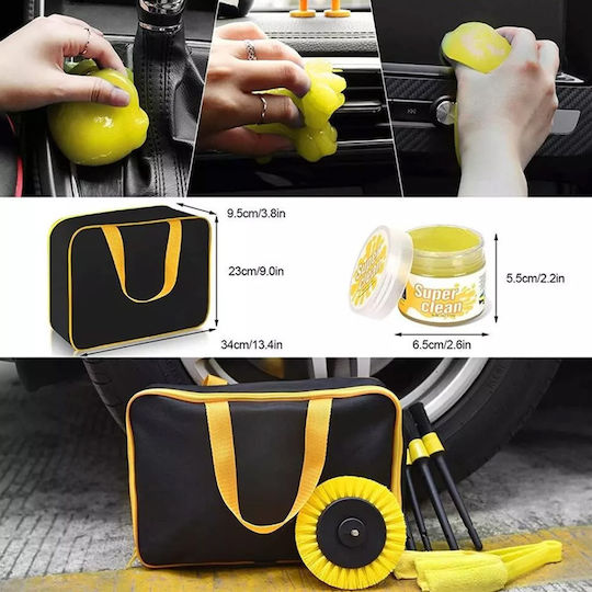 18 Piece Car Cleaning Care Set Storage Bag