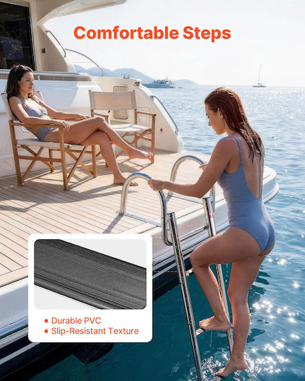 Vevor Boat Ladder with 4 Steps
