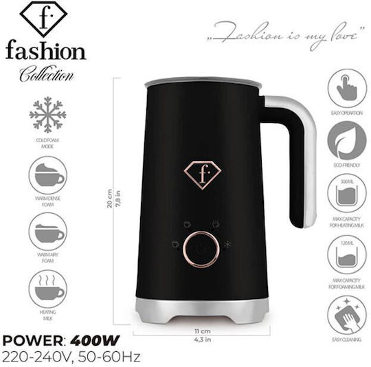 Berlinger Haus Fashion TV Device for Hot & Cold Milk Froth with Non-Stick Coating 300ml