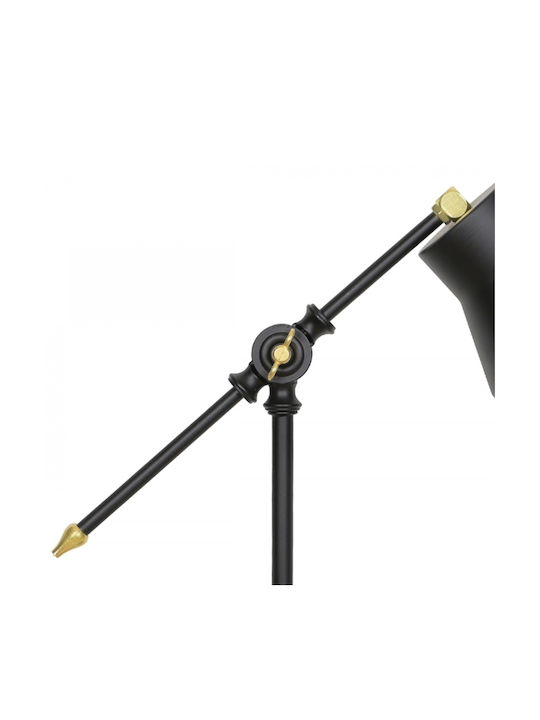 Bürobeleuchtung Tischlampe Aus Metall Schwarz MDF Hm7584.01