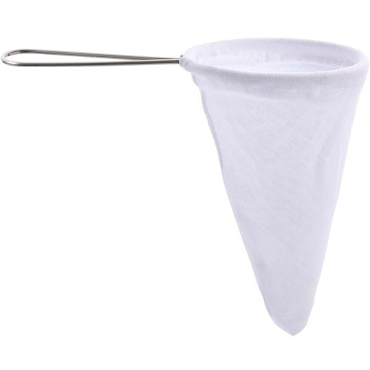 Fabric Coffee-Tea Filter Sock Metal Handle 22cm 7kzn168