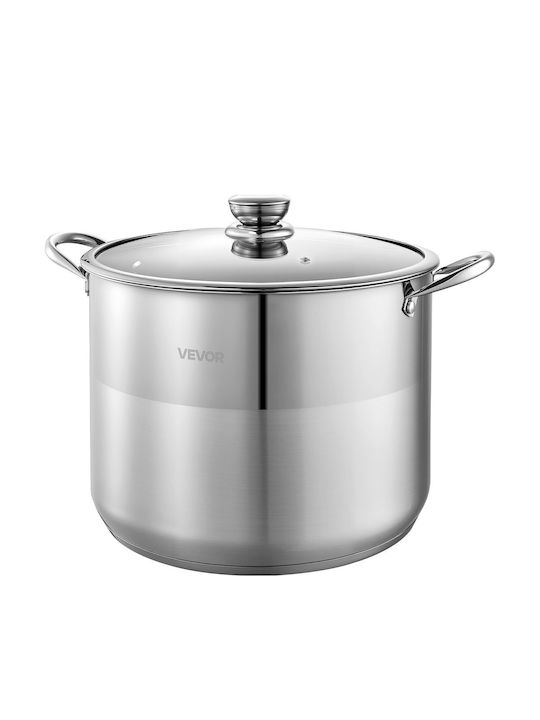 Vevor Deep Stainless Steel Steam Pot 15.1lt / 12.6cm