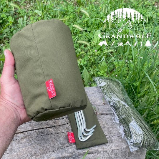 Grandwolf Водоустойчив Покривка 810гр/м² Тежък Товар Зелен