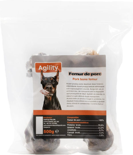 Agility Вкусна Лакомство за Кученца Малки Породи Диета със Свинско Месо 500гр