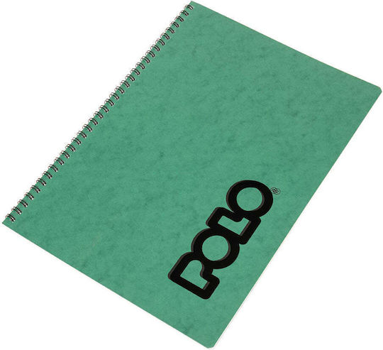Polo Σπιράλ Τετράδιο Ριγέ Β5 40 Φύλλων 3 Θεμάτων Note