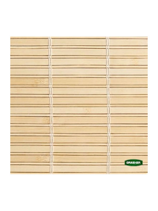 Grasher Bamboo Shading Blind In Beige Colour W120xH180cm