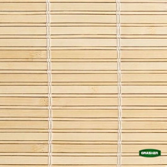 Grasher Grasher Bambus Jalousie in Beige Farbe P180xH180cm