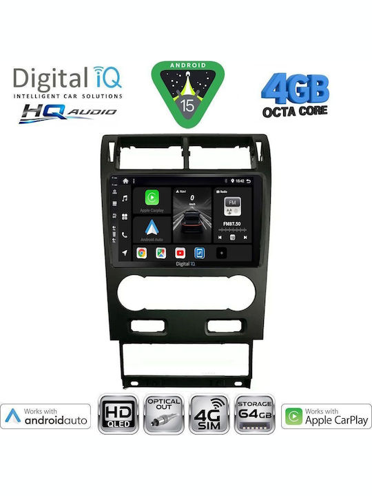 Digital IQ Car Audio System for Ford Kuga / C-Max 2013-2019 Bluetooth USB WiFi GPS Apple CarPlay Android Auto with 9" Touch Screen