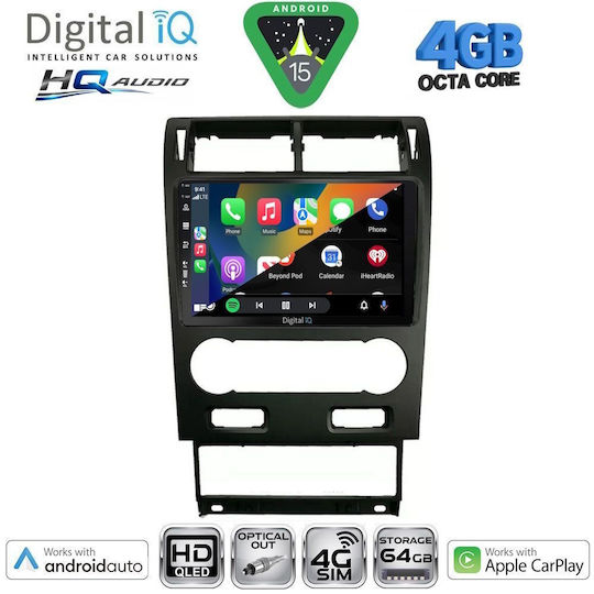 Digital IQ Car Audio System for Ford Kuga / C-Max 2013-2019 Bluetooth USB WiFi GPS Apple CarPlay Android Auto with 9" Touch Screen