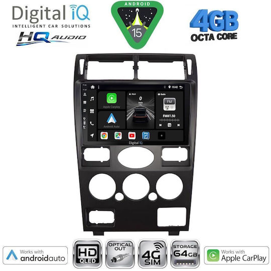 Digital IQ Car Audio System for Ford Kuga / C-Max 2013-2019 Bluetooth USB WiFi GPS Apple CarPlay Android Auto with 9" Touch Screen