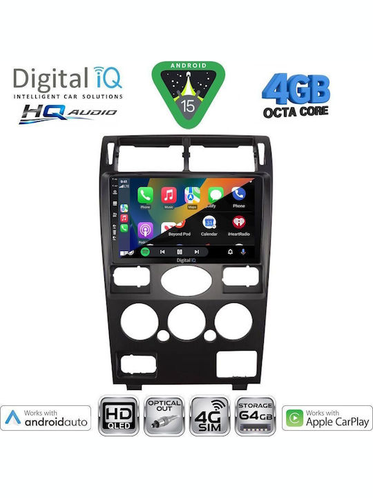 Digital IQ Car Audio System for Ford Kuga / C-Max 2013-2019 Bluetooth USB WiFi GPS Apple CarPlay Android Auto with 9" Touch Screen