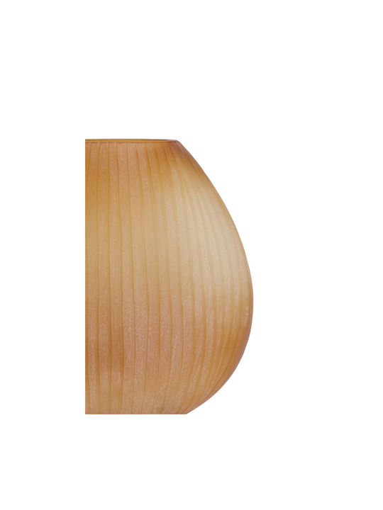 Light & Living Decorative Glass Vase Santino Brown H33.5cm
