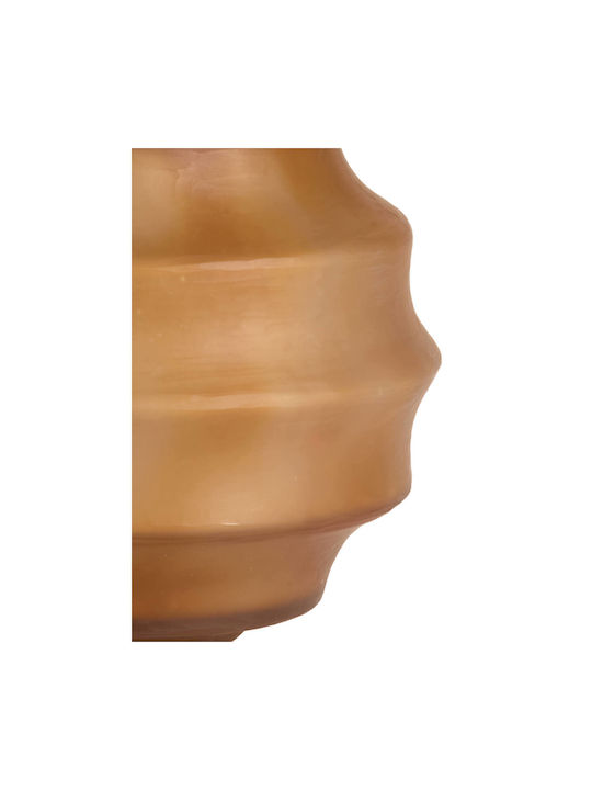 Light & Living Decorative Glass Vase Nayoro Brown H29cm