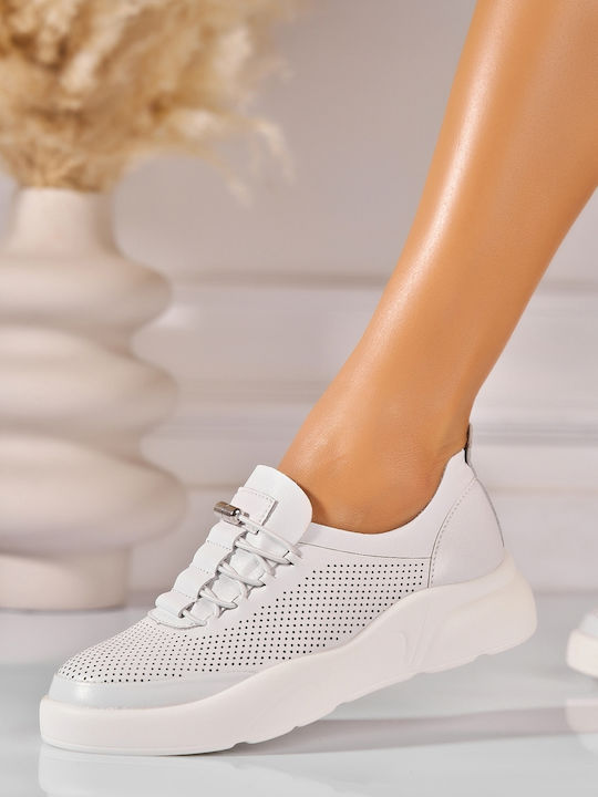 Damen Oxfords in Weißes Farbe