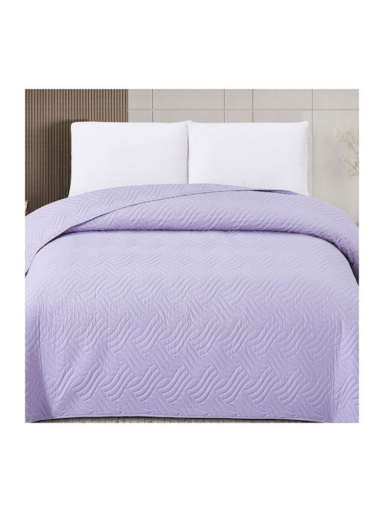 Whitegg L101 Cuvertură Pat Single Microfibra Lila 160x240cm