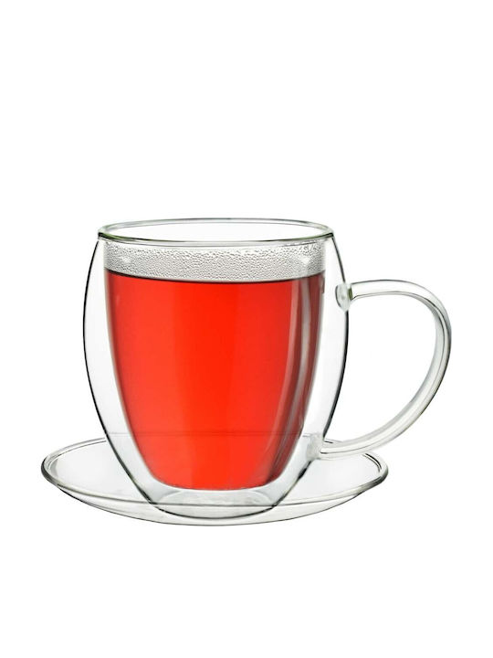 Creano Tasse Tee Glas Transparent 400ml