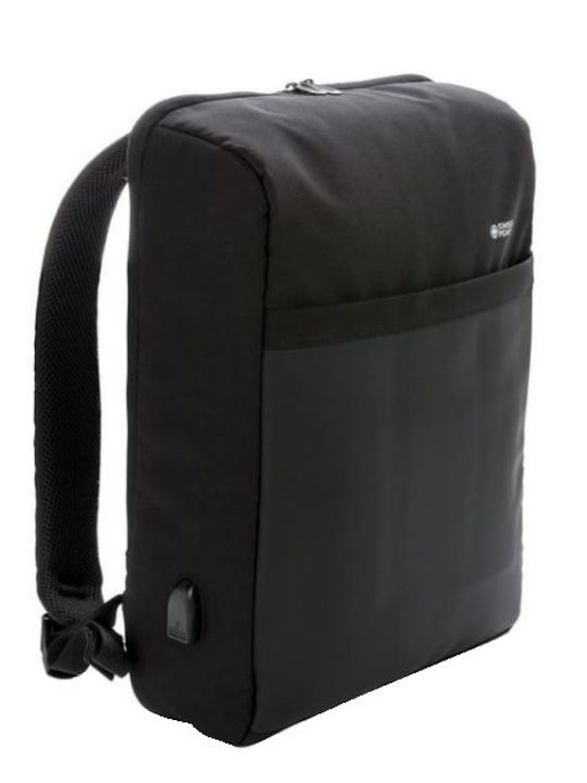 Swiss Peak Anti-theft Laptop Backpack Rfid Usb 15.6 Inch Black