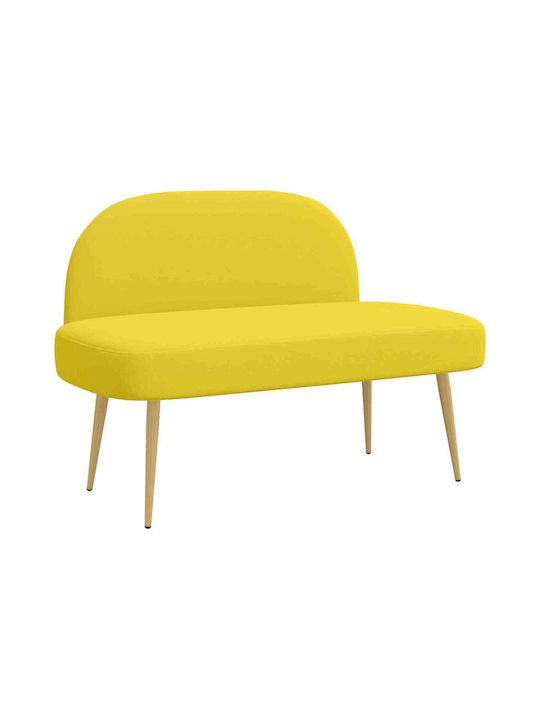 Doppelsitzer Sofa Offenes Gelb 110x60x76cm