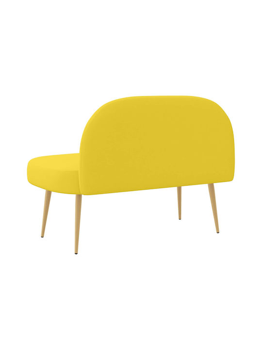 Doppelsitzer Sofa Offenes Gelb 110x60x76cm