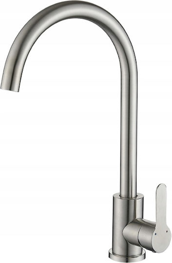 Deante Ένθετος Νεροχύτης Inox με Μπαταρία Μ80xΠ60cm Γκρι