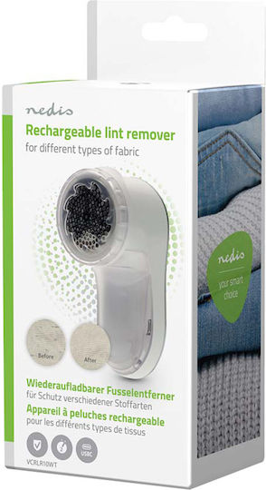 Nedis Usb-c Rechargeable Anti-pilling Shaver 500mah 2 Speeds White