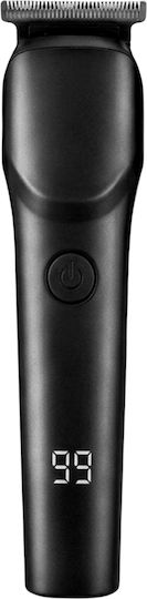 Avizar Rechargeable 5v Hair Clipper Led Screen Precise Cut Black