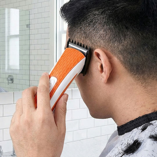 Avizar Kabellose Wiederaufladbare Elektrische Haarschneidemaschine 3w Präziser Schnitt Trim Orange
