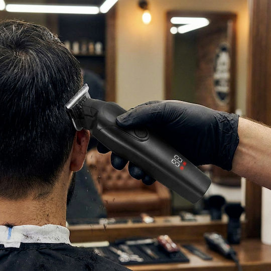 Avizar Rechargeable 5v Hair Clipper Titanium Blade Precise Cut Black