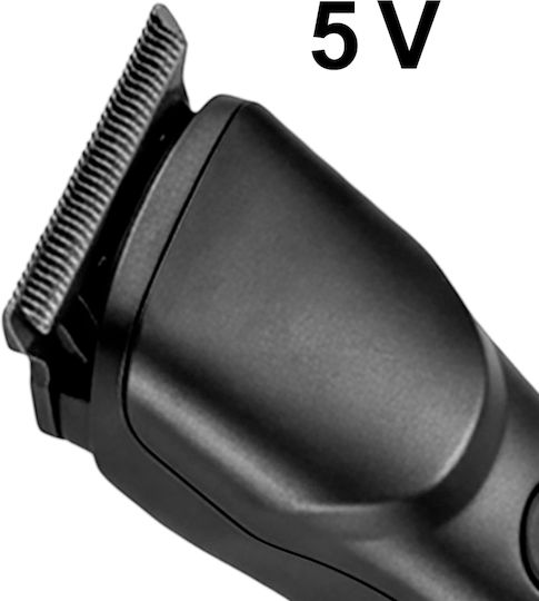 Avizar Rechargeable 5v Hair Clipper Led Screen Precise Cut Black