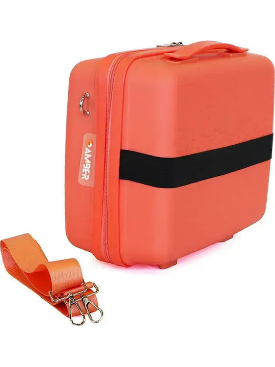 Amber Hard Suitcases Peachy Red Set 2pcs