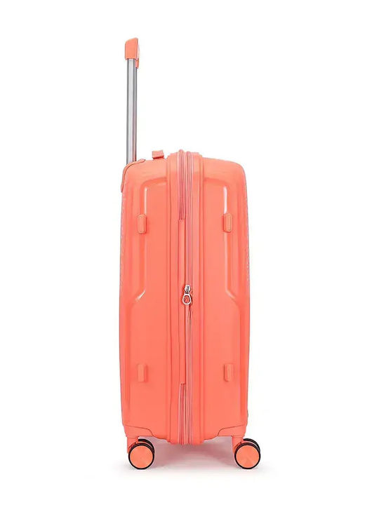Amber Hard Suitcases Peachy Red Set 2pcs