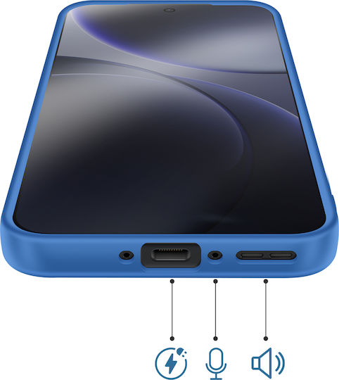 Avizar Handyhülle Oppo Find X9 Pro Qi Lade Kompatibel Erhöhter Kameraschutz Marineblau